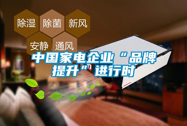 中國家電企業(yè)“品牌提升”進(jìn)行時