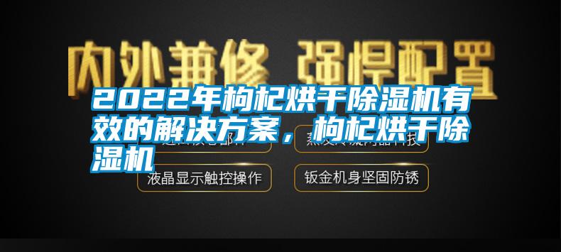 2022年枸杞烘干除濕機有效的解決方案，枸杞烘干除濕機