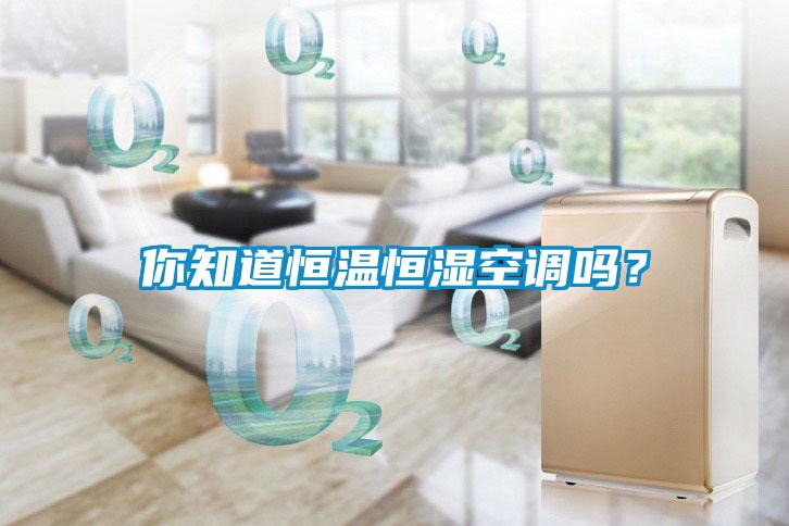 你知道恒溫恒濕空調(diào)嗎？