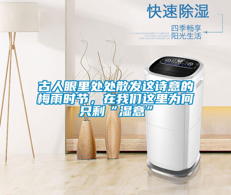 古人眼里處處散發(fā)這詩(shī)意的梅雨時(shí)節(jié)，在我們這里為何只剩“濕意”