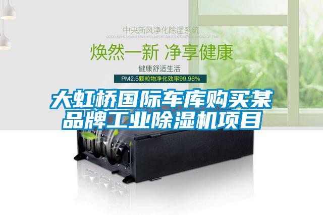 大虹橋國(guó)際車庫購買某品牌工業(yè)除濕機(jī)項(xiàng)目