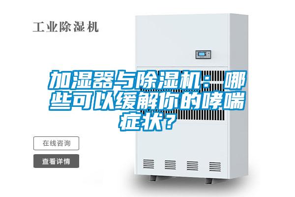 加濕器與除濕機：哪些可以緩解你的哮喘癥狀？