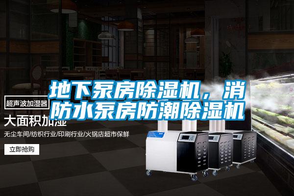 地下泵房除濕機(jī)，消防水泵房防潮除濕機(jī)
