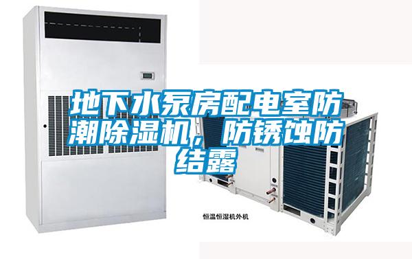 地下水泵房配電室防潮除濕機，防銹蝕防結露