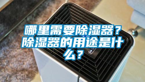 哪里需要除濕器？除濕器的用途是什么？