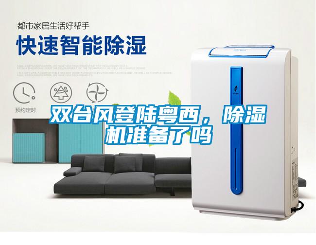 雙臺風登陸粵西，除濕機準備了嗎