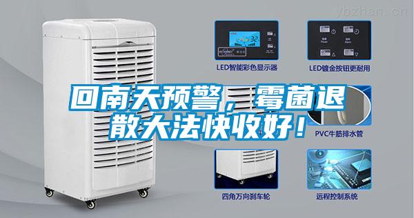回南天預(yù)警，霉菌退散大法快收好！