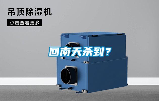 回南天殺到？