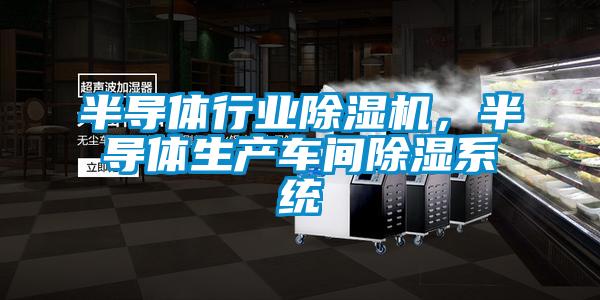 半導(dǎo)體行業(yè)除濕機(jī)，半導(dǎo)體生產(chǎn)車間除濕系統(tǒng)