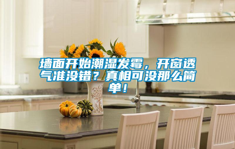 墻面開始潮濕發(fā)霉，開窗透氣準(zhǔn)沒錯(cuò)？真相可沒那么簡(jiǎn)單！