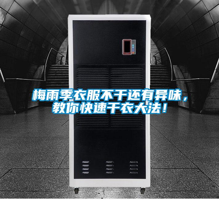 梅雨季衣服不干還有異味，教你快速干衣大法！