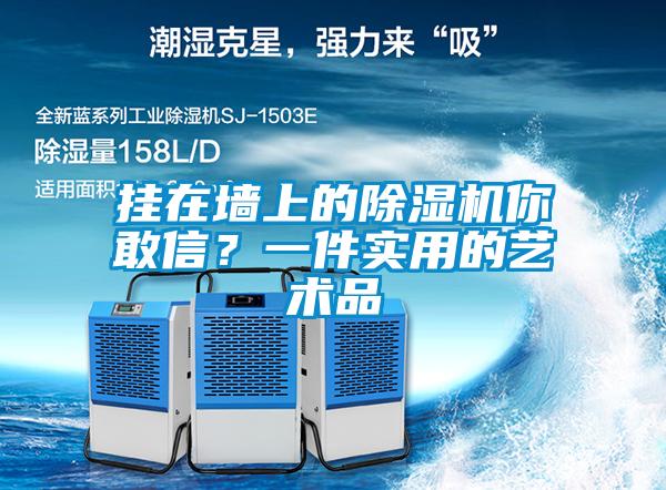 掛在墻上的除濕機(jī)你敢信？一件實(shí)用的藝術(shù)品