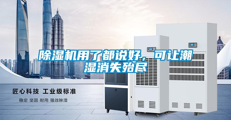 除濕機用了都說好，可讓潮濕消失殆盡