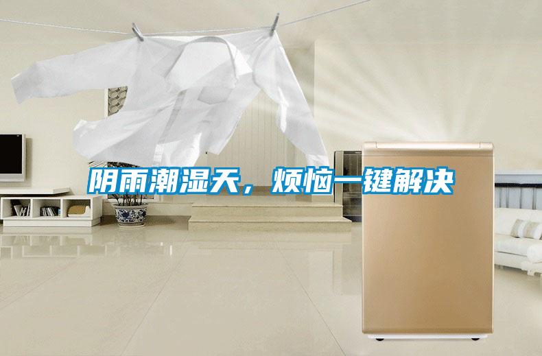 陰雨潮濕天，煩惱一鍵解決