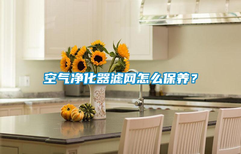 空氣凈化器濾網(wǎng)怎么保養(yǎng)？