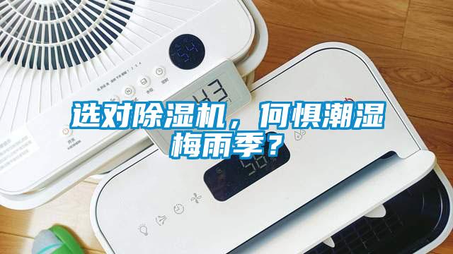 選對除濕機，何懼潮濕梅雨季？