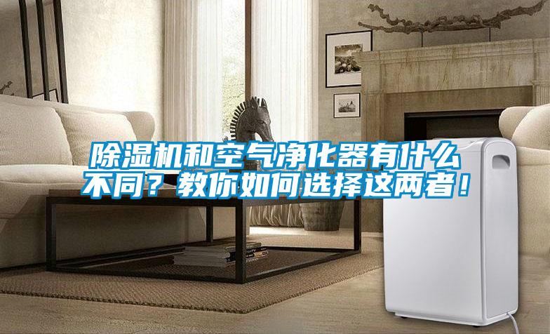 除濕機和空氣凈化器有什么不同？教你如何選擇這兩者！