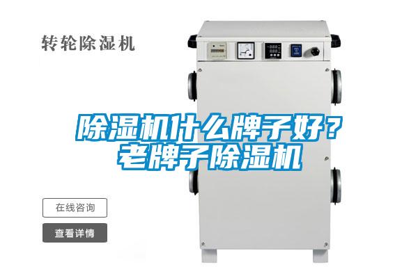 除濕機什么牌子好？老牌子除濕機