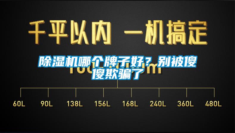 除濕機哪個牌子好？別被傻傻欺騙了