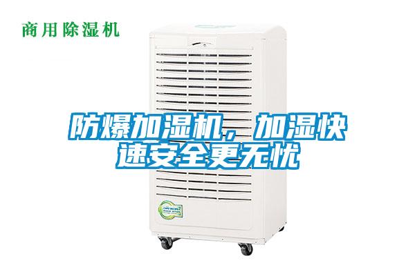 防爆加濕機(jī)，加濕快速安全更無憂