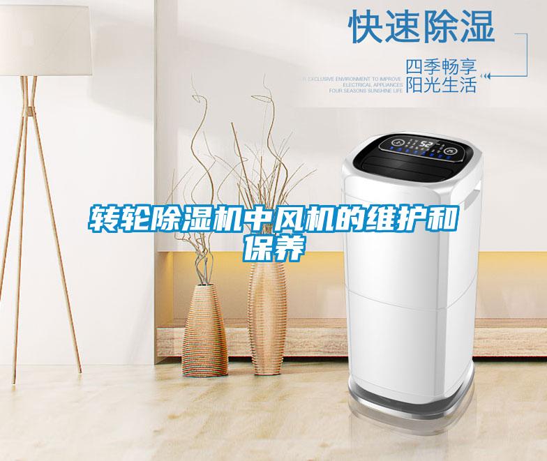 轉(zhuǎn)輪除濕機中風(fēng)機的維護(hù)和保養(yǎng)