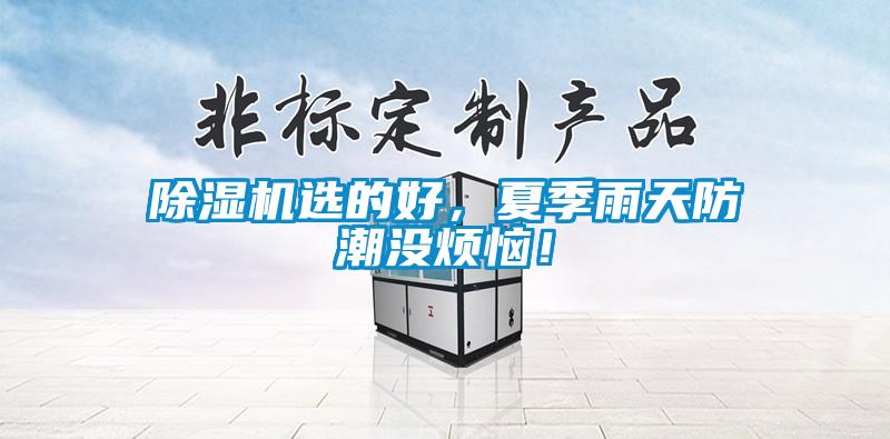 除濕機(jī)選的好，夏季雨天防潮沒煩惱！