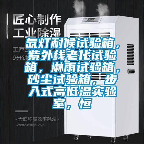 氙燈耐候試驗箱，紫外線老化試驗箱，淋雨試驗箱，砂塵試驗箱，步入式高低溫實驗室，恒
