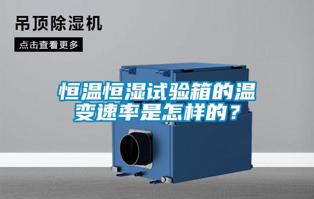恒溫恒濕試驗(yàn)箱的溫變速率是怎樣的？
