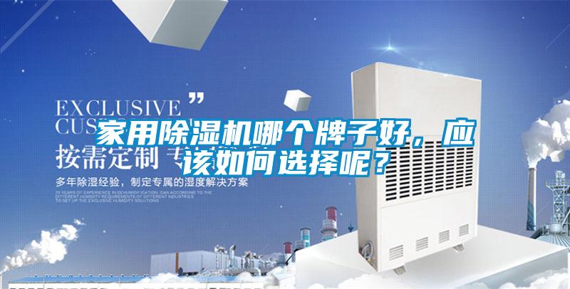 家用除濕機(jī)哪個(gè)牌子好，應(yīng)該如何選擇呢？