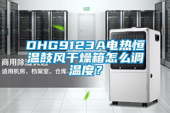 DHG9123A電熱恒溫鼓風(fēng)干燥箱怎么調(diào)溫度？