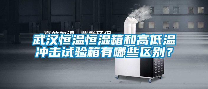 武漢恒溫恒濕箱和高低溫沖擊試驗箱有哪些區(qū)別？