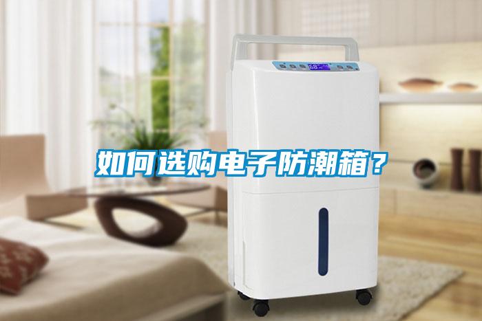 如何選購電子防潮箱？