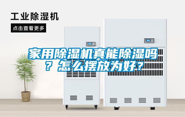 家用除濕機真能除濕嗎？怎么擺放為好？