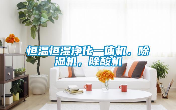 恒溫恒濕凈化一體機，除濕機，除酸機