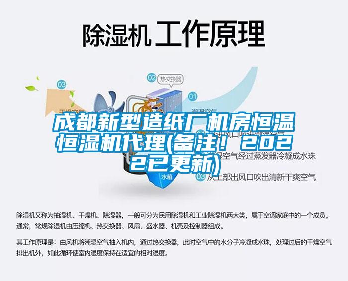 成都新型造紙廠機(jī)房恒溫恒濕機(jī)代理(備注！2022已更新)