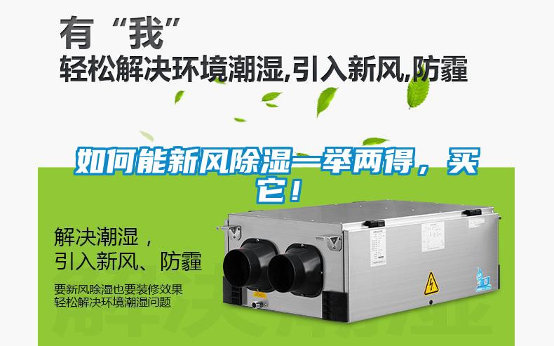 如何能新風(fēng)除濕一舉兩得，買它！