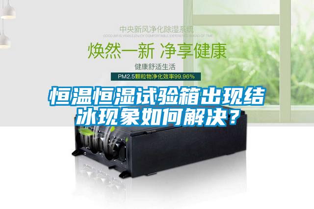 恒溫恒濕試驗(yàn)箱出現(xiàn)結(jié)冰現(xiàn)象如何解決？