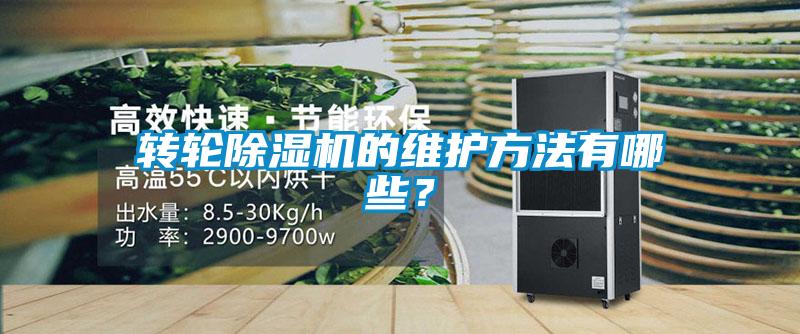 轉(zhuǎn)輪除濕機的維護方法有哪些？