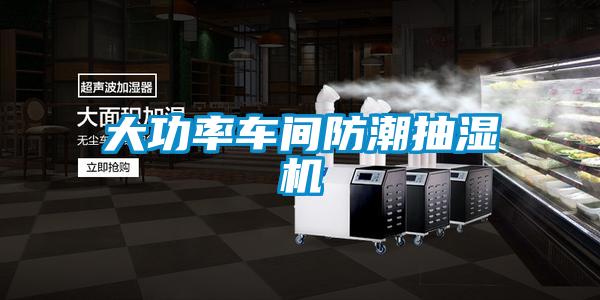 大功率車(chē)間防潮抽濕機(jī)