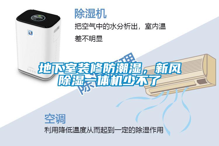 地下室裝修防潮濕，新風(fēng)除濕一體機(jī)少不了