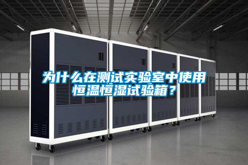 為什么在測試實(shí)驗(yàn)室中使用恒溫恒濕試驗(yàn)箱？