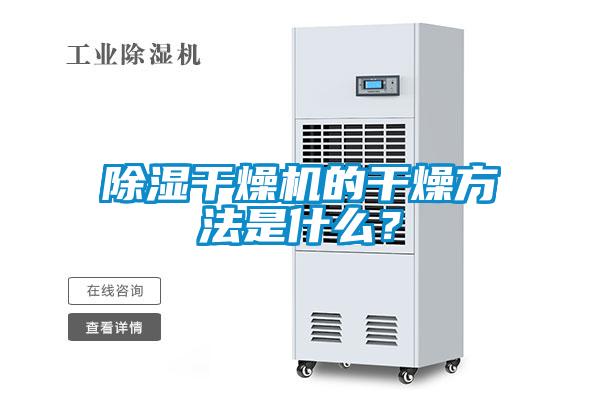 除濕干燥機的干燥方法是什么？
