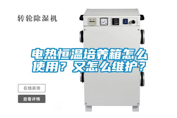 電熱恒溫培養(yǎng)箱怎么使用？又怎么維護(hù)？