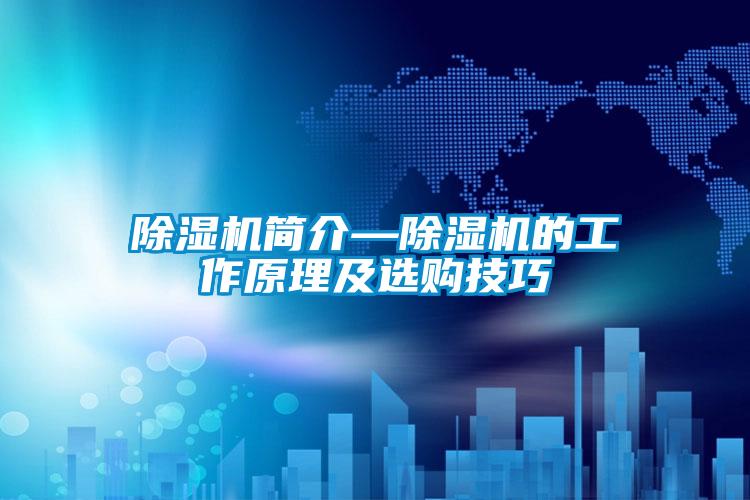 除濕機(jī)簡(jiǎn)介—除濕機(jī)的工作原理及選購技巧