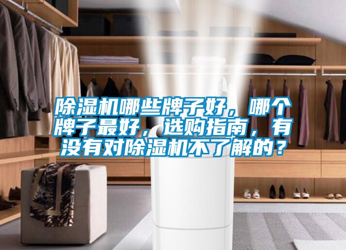 除濕機(jī)哪些牌子好，哪個(gè)牌子最好，選購指南，有沒有對(duì)除濕機(jī)不了解的？
