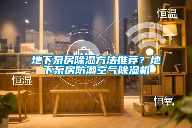 地下泵房除濕方法推薦？地下泵房防潮空氣除濕機(jī)