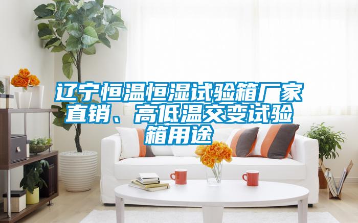 遼寧恒溫恒濕試驗(yàn)箱廠家直銷、高低溫交變試驗(yàn)箱用途