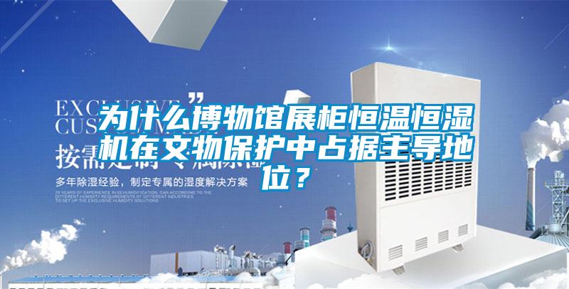 為什么博物館展柜恒溫恒濕機(jī)在文物保護(hù)中占據(jù)主導(dǎo)地位？