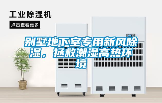 別墅地下室專用新風(fēng)除濕，拯救潮濕高熱環(huán)境