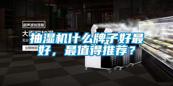 抽濕機(jī)什么牌子好最好，最值得推薦？